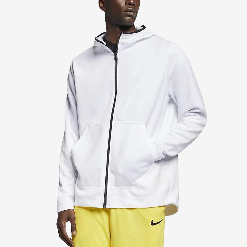 Mens white training jacket, Shopit UAE, The Motion Edition collection