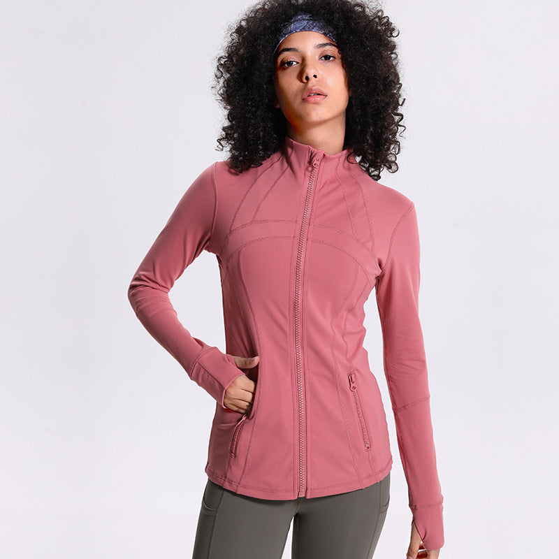 Womens sports and gym slim zipper , Shopit UAE, The Motion Edition collection