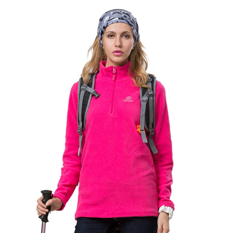 Women pink hiking jacket, Shopit UAE, The Luxe Trail collection